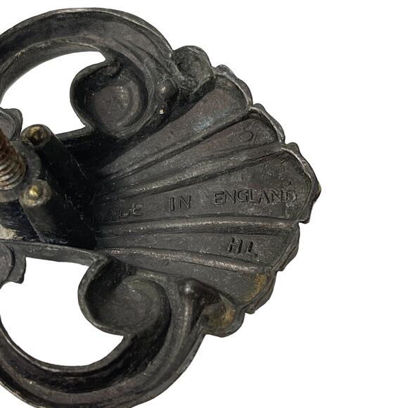 Vintage Metal Gold Effect Pull Drop Door Drawer Dresser Knob Handle Project - Picture 8 of 9